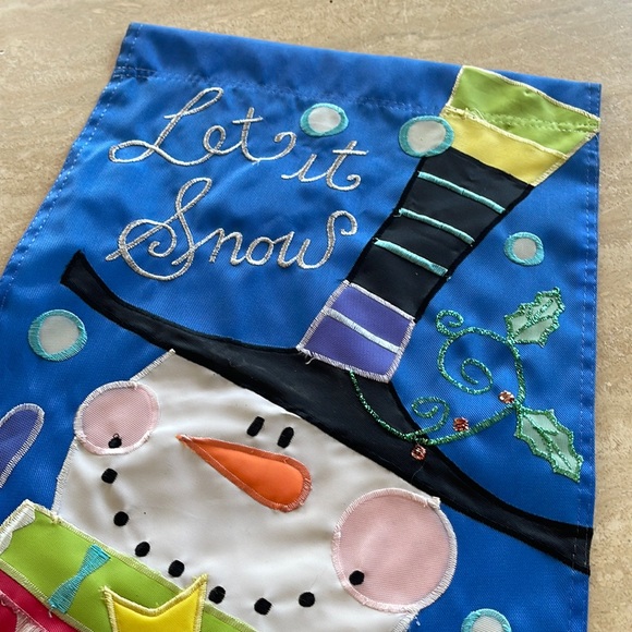 Briarwood Lane Snowman Flag Winter Wonderland Holiday Christmas - Picture 2 of 6